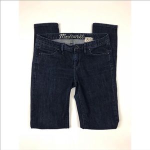 Madewell 37s Dark Wash Skinny Jeans